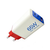 언리시 65W 초고속 미니 3포트 멀티 충전기, NEON BERRIES 네온 베리스