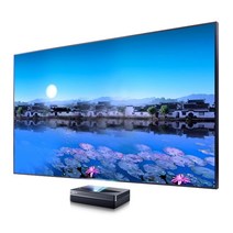 yovanxer 2022 new t prism 3d 4k ust screen alr ecran projecteur 130 인치 16:9 큰 크기 고정 프레임 프로젝터 커튼
