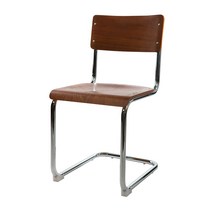 하이파 세스카 철제식탁의자 색상3, 월넛