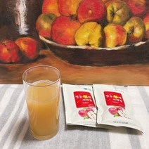 청송별빛사과즙 120ml 50포 아기 어린이가 좋아하는 명품 순수 청송 생사과즙 청송사과즙