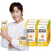 [공식스토어] (6개월) 프롬바이오 활력건강엔 멀티비타민 츄어블 60정x6병 / 종합비타민, 활력건강엔 멀티비타민 6개월