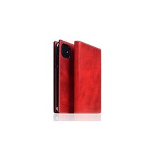 SLG Design iPhone 12 mini 레저 케이스 수첩형 베지터블탄닌 왁스 이탈리안 진짜 가죽 카드 수납 Qi 충전 무선 아이폰 미니 커버 Badalassi Wax, 상세페이지 참조, 상세페이지 참조