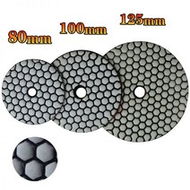 345 인치 다이아몬드 연마 패드 80mm 100mm 125mm 버퍼 디스크 화강암 대리석 콘크리트 스톤 7, 100_3 inch_7 개
