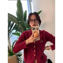 초음파커팅기 절단기 새로운 패션 알파카 자수 스웨터 가디건 코트 여성 겨울 디자인 긴 소매 니트 탑 202, 03 Plum color_04 l