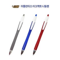 판촉물/500개/ BIC 빅 아틀란티스 이그젝트 니들펜/일반볼펜/기념품 답례품 인쇄제작 도매제조 공장 대량구, 기본500개구매시, 인쇄신청