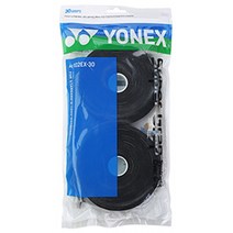 (배드민턴용품)요넥스 오버그립 블랙 30개입 (97452) 골프그립/그립테이프/아이언그립/퍼터그립/배드민턴그립/자전거그립/그립/우드그립/쿠션그립/드라이버그립, 단일 모델명/품번