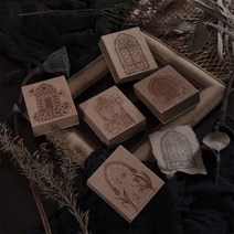 빈티지 감성 대문 다꾸 스탬프 8종, F (WS-521)