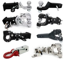 견인 고리 장치 자동차 트레일러 카고 카라반 캠핑, 솔리드 쇼트 훅(핀), 1개