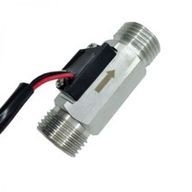플로우메타 물 유량계 순간 홀 터빈 스테인레스 유량 센서 미터, 5V-18Vdc