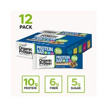 프로틴 바 초콜릿 칩 쿠키 Orgain Organic Plant Based Protein Bar 1.41oz 12개, 1개