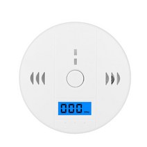 가스 감지기 누출 CO 경보 일산화탄소 감지기 LCD 가스 센서 85dB 사이렌 사운드 스토브 벌집 석탄 연기 홈, 02 B