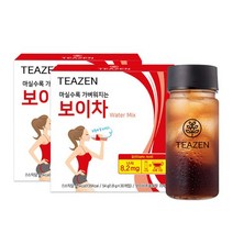 티젠 보이차 추출분말 30스틱입X2박스 보틀 포함, 없음