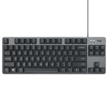 로지텍코리아 기계식 유선 키보드 K835 TKL [TTC 적축 / 텐키리스], 그래파이트