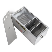 스텐 유수 분리기 분리조 그리스트랩 식당 트랩 맨홀, 350x250x230mm