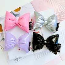 패딩 왕리본 부자재 와펜 패치 리폼재료, 핑크