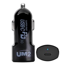 UM2 USB PD 36W 차량용충전기 아이폰XS MAX 아이폰XR 아이폰X 아이폰8 아이폰8+ 아이패드 프로, CARPD36W