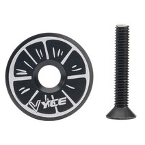 자전거 줄기 상단 캡 커버 자전거 헤드셋 상단 커버 MTB 자전거 용 볼트가있는 31.7mm 직경 쉬운 조립 자전거 액세서리, 12