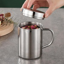 이중진공뚜껑 스텐 머그컵 여자생일선물 커피머그컵