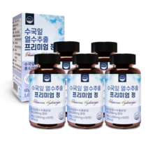 웰리즈 수국잎 열수 추출 프리미엄정 1000mg X 60정, 5개