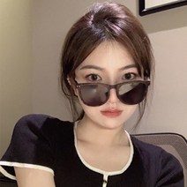 쫑여시 가벼운 접이식 연예인 틴트 햇빛 차단 폴딩 선글라스 남녀공용(케이스 포함)