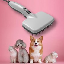 펫 스타일러 애견미용 원적외선 진드기제거 강아지 고양이 빗 브러쉬, 펫 스타일러 1개
