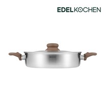 에델코첸 통3중 로부스토 전골냄비 24cm 에스프레소 브라운, 단품
