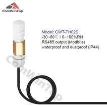 에어컨온도센서 Modbus 방수 온도 습도 센서 프로브, 2.CWT-TH02S