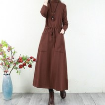 가비아 하이넥 원피스(색상선택)