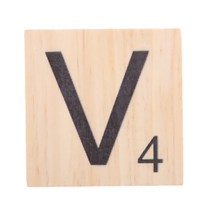 shangren 알파벳 퍼즐 타일 나무 퍼즐 보드 전통 게임, V4