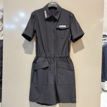 파사디골프 NC13 여성 여름 레터링 포인트 점프 슈트 반바지 L-P22MSP591M 블랙