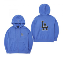 MLB 엠엘비 베이직 빅로고 기모 후드집업 LA다저스 블루 3ATRB0426