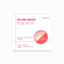 더좋은 헤모포뮬라 철분&엽산 60포