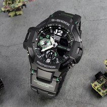 카시오 지샥 남성 스카이콕핏 스포츠 손목시계 GA-1100-1A3
