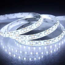 LED마켓 고휘도 플렉시블 슬림 LED바 12V 5050칩 LED스트립 줄조명 5M롤, 12V흰띠5050비방수(5미터) 웜화이트, 1개