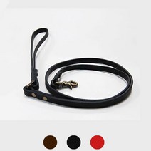 신나라-닷컴_펫마운트 가죽 리드줄 10mm (색상랜덤) 산책 리드 강아지 애견 애완견_ tlsskfk, 신-컴-선택사항없습니다