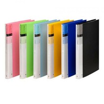 문화산업 F520-3 PP 인덱스클리어화일 B4 색상선택, 파랑