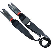 겸용 좌석 고정 밴드 Isofix/래치 인터페이스 연결 스트랩 차 어린이 안전 2 포인트 직송, Black