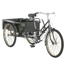 세발 성인 자전거 70~90cm 마차 인력 농업용 집받이 삼발이 인력거 시니어 어르신 중년, 80 그린