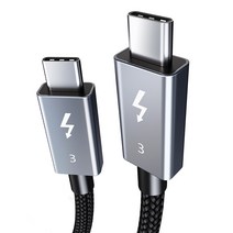 케이블타임 썬더볼트3 C to C타입 초고속 케이블 CT31, 0.5m