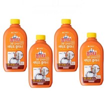 홈스타 세탁기 청소 액상 세탁조 클리너 450ml X 4개 (일반 드럼 겸용)