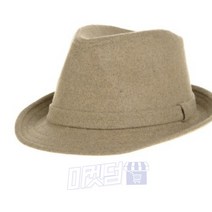 마켓덤 울 심플 밴드 남성가죽모자 남성중절모 카우보이모자