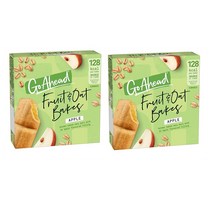 Mcvitie 맥비티 고 어헤드 후르츠 앤 오트 베이크 애플 필링 오트 바 Go Ahead Apple Bakes 6개입 210g 2팩, 1세트