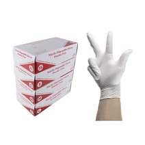 하가소모 9인치 니트릴장갑 흰색 WHITE 스몰(S), 소(S), 100매, 100개