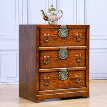 다한수제고가구 신주배꼽3단스 원목 엔틱 인테리어