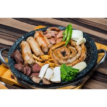곱이꽉찬 양많은 한우 모둠 소곱창 밀키트 1kg, 한우 모둠 소곱창 1kg(곱창 대창 염통), 1개