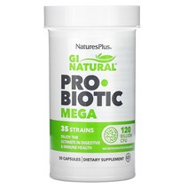Natures Plus 네이처 플러스 내추럴 프로바이오틱스 메가 1200억 CFU gI Natural Probiotic Mega 30캡슐