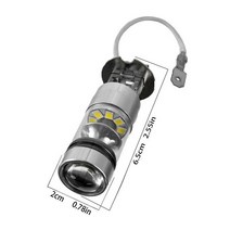 H3 LED Foglights 변환 키트 전구 낮은 빔 100W 6000K 슈퍼 화이트 자동 운전 헤드 라이트 12V 24V, 06 H3, 02 6000 천개 차가운 흰색