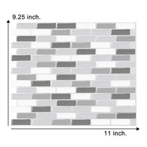 붙이는타일 욕실바닥타일 욕실 타일 껍질과 스틱 벽 직사각형 벽지 강한 접착력 3d 스티커 홈 장식, [06] T80129