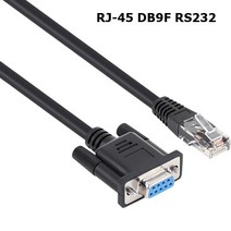 DB9F PLC POS RJ45 단말기 랜케이블 변환 블랙 시리얼 1.8m 9핀