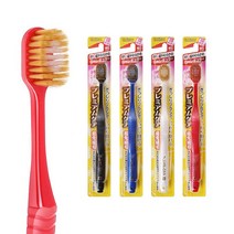 [EBISU][4개]에비스 프리미엄케어 81 6열 미세모 광폭헤드 칫솔, 4개, 1개